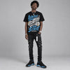 University Blue 14s DopeSkill T-Shirt Legends Never Stay Silent Graphic