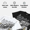Wolf Grey 5s DopeSkill T-Shirt Legends Never Stay Silent Graphic