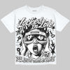 Dunk Panda White Black DopeSkill Oversize Print T-Shirt Locked in Love Graphic Streetwear - White