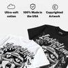 Dunk Panda White Black DopeSkill Oversize Print T-Shirt Locked in Love Graphic