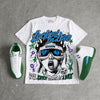 Bucks 12s DopeSkill Oversize Print T-Shirt Locked in Love Graphic
