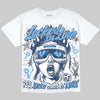 Jordan 13 Flint DopeSkill Oversize Print T-Shirt Locked in Love Graphic Streetwear - White
