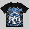 Jordan 13 Flint DopeSkill Oversize Print T-Shirt Locked in Love Graphic Streetwear - Black