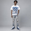 Flint 13s DopeSkill Oversize Print T-Shirt Locked in Love Graphic