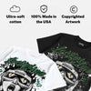 Forest Green 14s DopeSkill Oversize Print T-Shirt Locked in Love Graphic