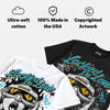 Gamma 11s DopeSkill Oversize Print T-Shirt Locked in Love Graphic