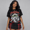 Halloween 5s DopeSkill Oversize Print T-Shirt Locked in Love Graphic