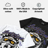 Lakers 4s DopeSkill Oversize Print T-Shirt Locked in Love Graphic