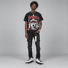 Space Jam 9s DopeSkill Oversize Print T-Shirt Locked in Love Graphic