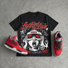 Toro Bravo 4s DopeSkill Oversize Print T-Shirt Locked in Love Graphic