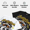 Tour Yellow 4s DopeSkill Oversize Print T-Shirt Locked in Love Graphic