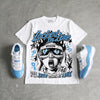 UNC 11s DopeSkill Oversize Print T-Shirt Locked in Love Graphic