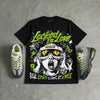 Max 95 OG 'Neon' DopeSkill Oversize Print T-Shirt Locked in Love Graphic
