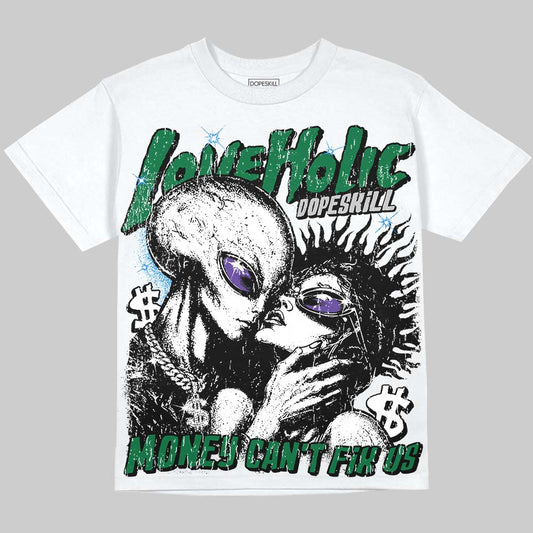 Jordan 12 Bucks DopeSkill Oversize Print T-Shirt Love Holic Graphic Streetwear - White