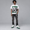 Bucks 12s DopeSkill Oversize Print T-Shirt Love Holic Graphic