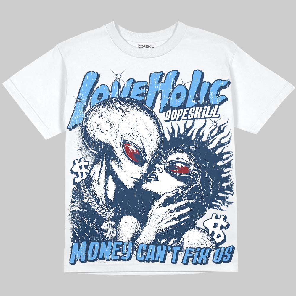 Jordan 13 Flint DopeSkill Oversize Print T-Shirt Love Holic Graphic Streetwear - White