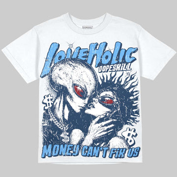Jordan 13 Flint DopeSkill Oversize Print T-Shirt Love Holic Graphic Streetwear - White