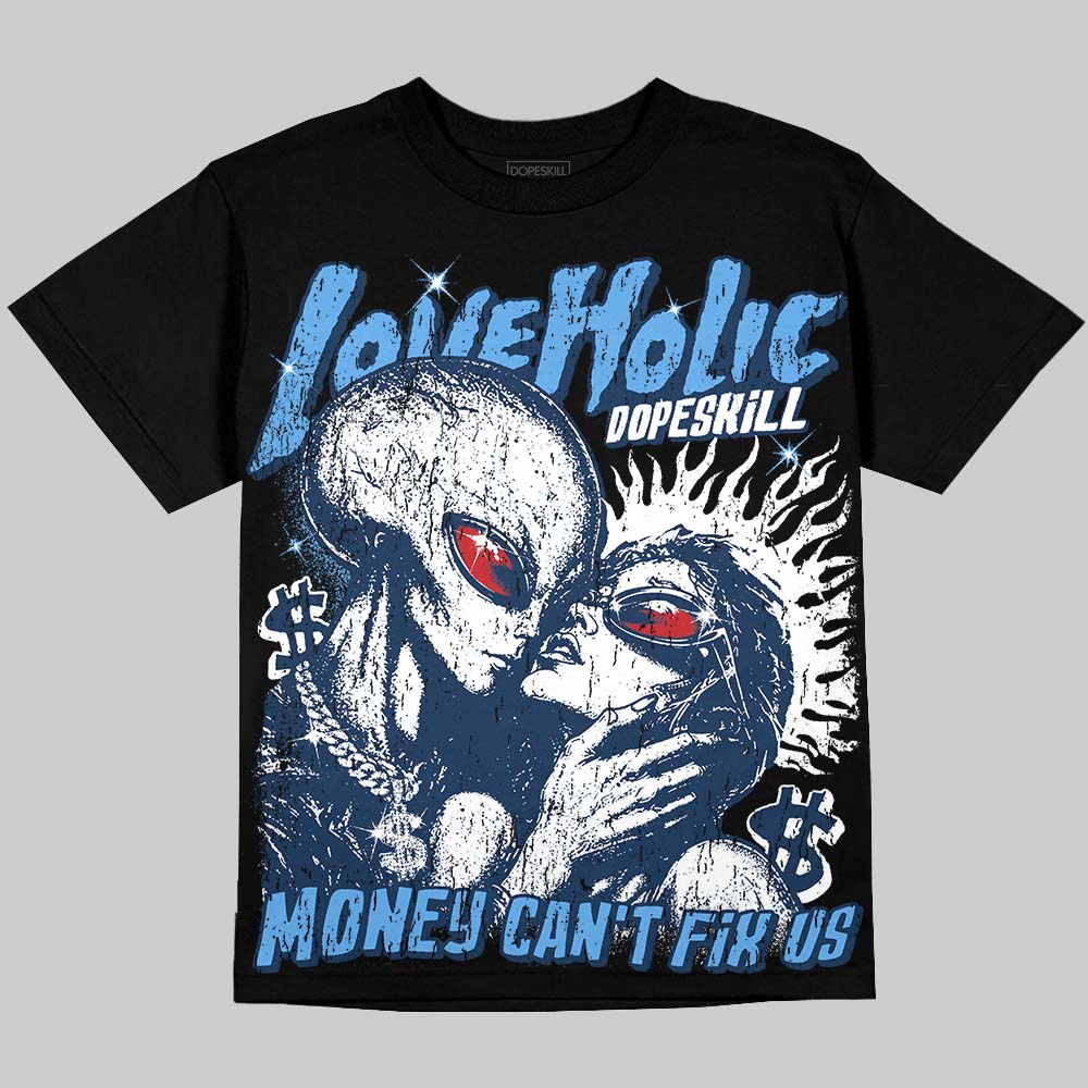 Jordan 13 Flint DopeSkill Oversize Print T-Shirt Love Holic Graphic Streetwear - Black
