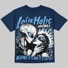 Jordan 13 Flint DopeSkill Oversize Print T-Shirt Love Holic Graphic Streetwear - Navy