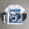 Flint 13s DopeSkill Oversize Print T-Shirt Love Holic Graphic