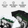 Forest Green 14s DopeSkill Oversize Print T-Shirt Love Holic Graphic