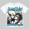 Jordan 11 Gamma Blue DopeSkill Oversize Print T-Shirt Love Holic Graphic Streetwear - White
