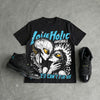 Gamma 11s DopeSkill Oversize Print T-Shirt Love Holic Graphic