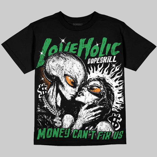 Jordan 11 Green Screen DopeSkill Oversize Print T-Shirt Love Holic Graphic Streetwear - black
