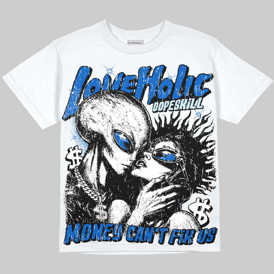 Jordan 11 Space Jam DopeSkill Oversize Print T-Shirt Love Holic Graphic Streetwear - White