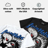 True Blue 3s DopeSkill Oversize Print T-Shirt Love Holic Graphic