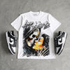 Dunk Panda White Black DopeSkill T-Shirt Love Hurts Graphic