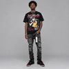 Bred 4s DopeSkill T-Shirt Love Hurts Graphic