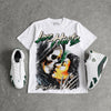 Forest Green 14s DopeSkill T-Shirt Love Hurts Graphic