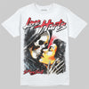 Jordan 9 Space Jam DopeSkill T-Shirt Love Hurts Graphic Streetwear - White