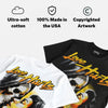 Black Tour Yellow AJ 4 Thunder DopeSkill T-Shirt Love Hurts Graphic