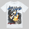 Jordan 3 True Blue DopeSkill T-Shirt Love Hurts Graphic Streetwear - White