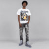 Wolf Grey 5s DopeSkill T-Shirt Love Hurts Graphic