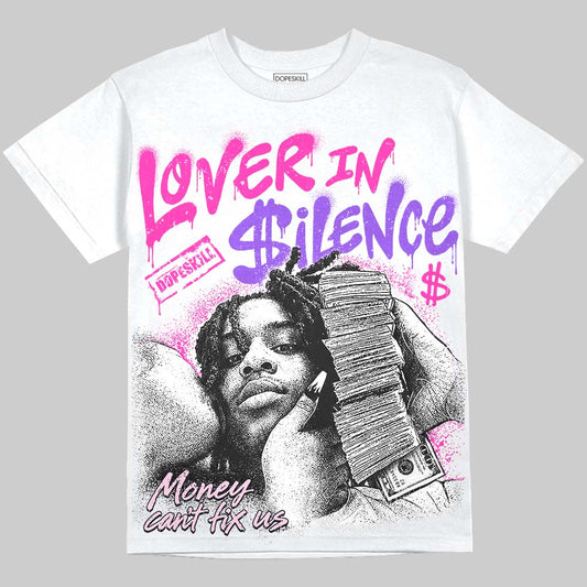 Dunk Triple Pink DopeSkill Oversize Print T-Shirt Lover In $ilence Graphic Streetwear - White