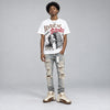Fireside 12s DopeSkill Oversize Print T-Shirt Lover In $ilence Graphic