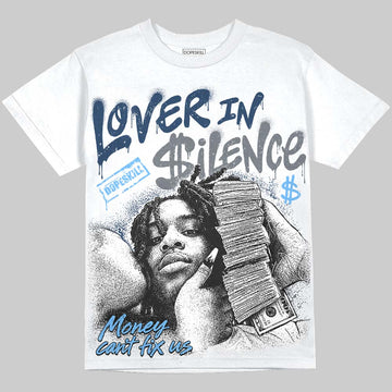 Jordan 13 Flint DopeSkill Oversize Print T-Shirt Lover In $ilence Graphic Streetwear - White