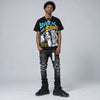 Gamma 11s DopeSkill Oversize Print T-Shirt Lover In $ilence Graphic