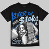 Jordan 11 Space Jam DopeSkill Oversize Print T-Shirt Lover In $ilence Graphic Streetwear - Black