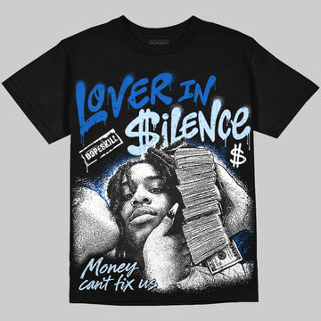 Jordan 11 Space Jam DopeSkill Oversize Print T-Shirt Lover In $ilence Graphic Streetwear - Black