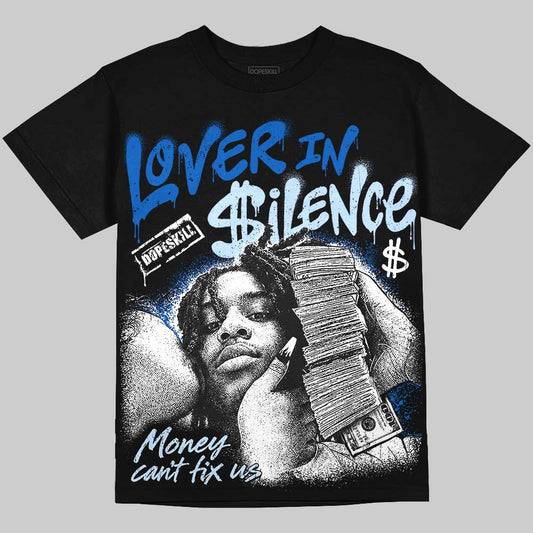 Jordan 11 Space Jam DopeSkill Oversize Print T-Shirt Lover In $ilence Graphic Streetwear - Black