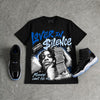 Space Jam 11s 2026 DopeSkill Oversize Print T-Shirt Lover In $ilence Graphic