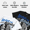 Space Jam 11s 2026 DopeSkill Oversize Print T-Shirt Lover In $ilence Graphic