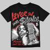 Jordan 4 Toro Bravo DopeSkill Oversize Print T-Shirt Lover In $ilence Graphic Streetwear - Black
