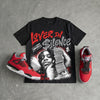 Toro Bravo 4s DopeSkill Oversize Print T-Shirt Lover In $ilence Graphic