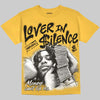 Jordan 4 Tour Yellow DopeSkill Oversize Print T-Shirt Lover In $ilence Graphic Streetwear - Mustard