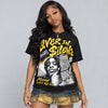 Tour Yellow 4s DopeSkill Oversize Print T-Shirt Lover In $ilence Graphic